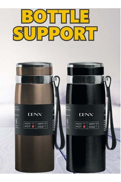 Denx DX2056 - زجاجة من الفولاذ المقاوم للصدأ سعة 1 لتر