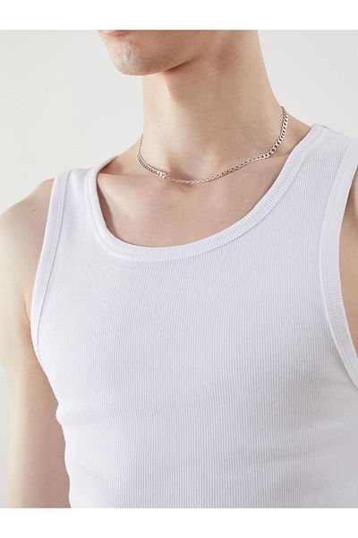 LC Waikiki Ανδρικό αμάνικο μπλουζάκι με λαιμόκοψη