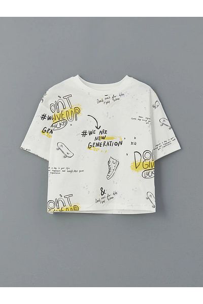 LC Waikiki Κοριτσίστικο T-Shirt Crew Neck