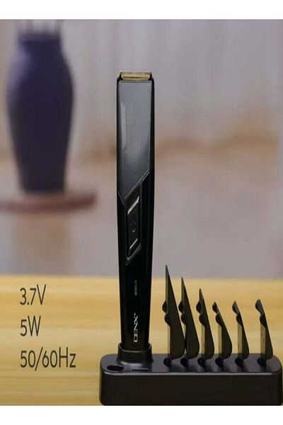 Denx ماكينة قص الشعر DX1360، وقت عمل 90 دقيقة، لون أسود