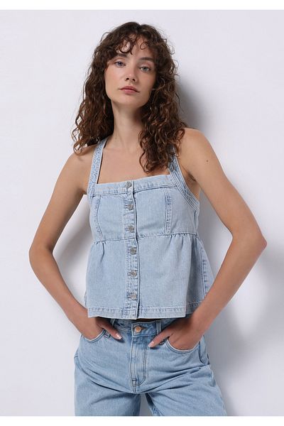 Colin's Cămașă albastră pentru femei Regular Fit