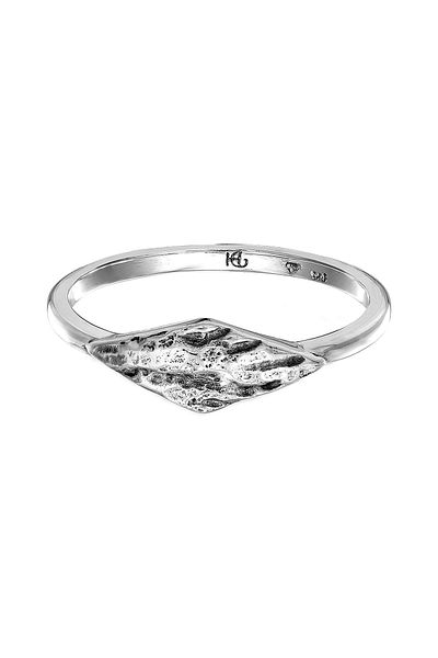 HAZE & GLORY Ring Hg - Ring Damen in 925 Sterling Silber, Schmuck Damen, Silberring, Vintage, gr