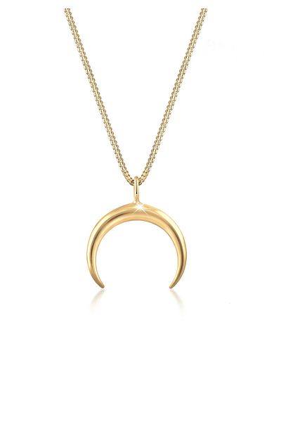 ELLI Necklace Ladies Crescent Moon Astro Blogger In 925 Sterling Silver
