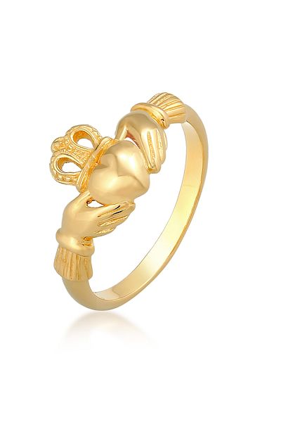 ELLI Ring Ladies Claddagh Heart Crown In 925 Sterling Silver