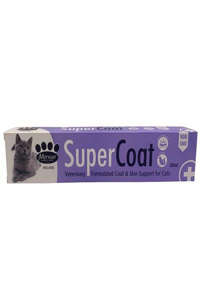 mervue SuperCoat Veterinary Formulated Coat & Skin Support for Cats 30ml