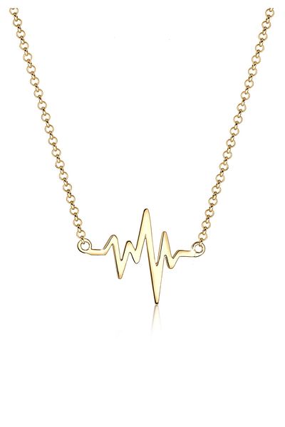 ELLI Necklace Ladies Heartbeat Love In 925 Sterling Silver