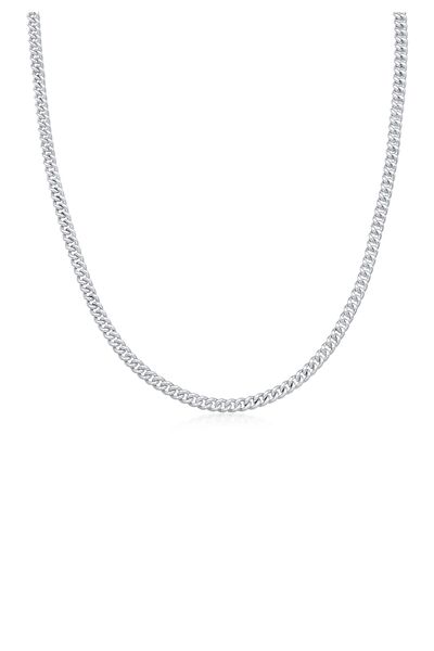 KUZZOI Halskette Herrenrüstung Robust Basic in 925 Sterling Silber