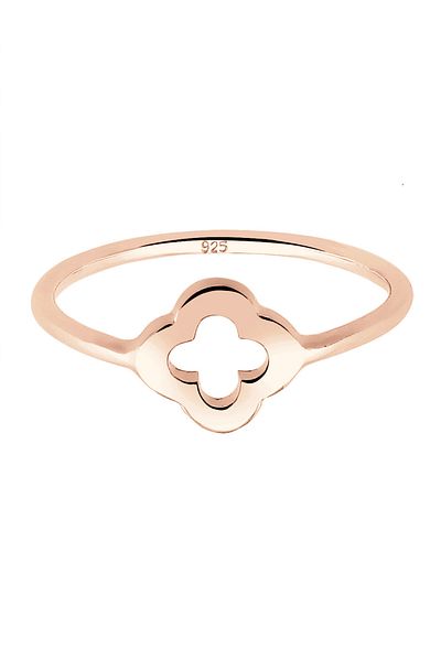 ELLI Ring Kleeblatt Glücksbringer Luck 925 Sterling Silber