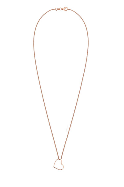 ELLI Dámský náhrdelník se srdíčkem, základní velikost, stříbro 925