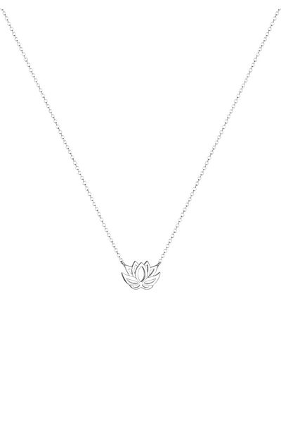 ELLI Colier Pandantiv Dama Floare De Lotus In Argint Sterling 925