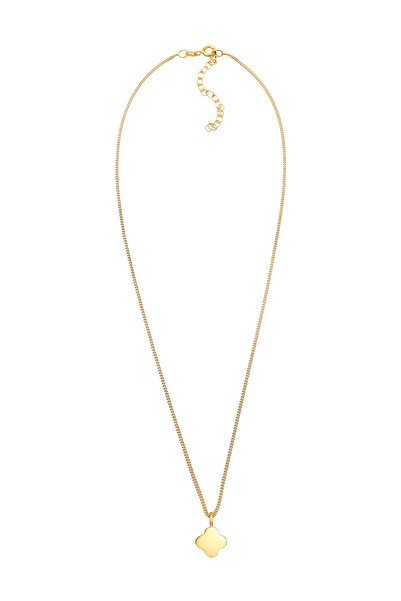 ELLI Dámský náhrdelník s trojlístkem a přívěskem s náušnicemi, klasický, ze sterlingového stříbra 925