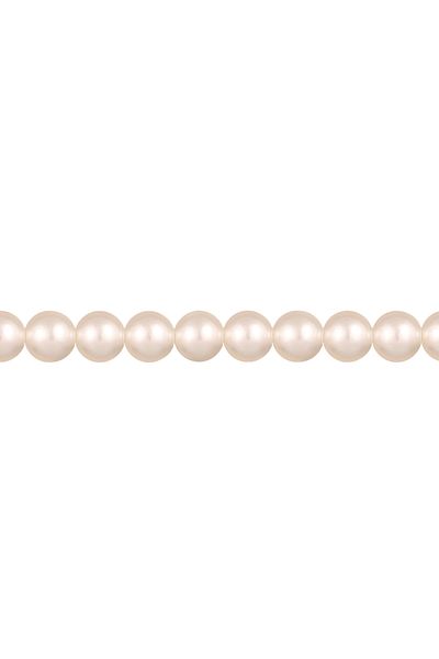 ELLI Damen-Halskette – elegante synthetische Perlen, 925er Sterlingsilber, vergoldet