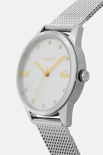 Lacoste Women 2001307 Stainless Steel Watch 28 Mm, Silver