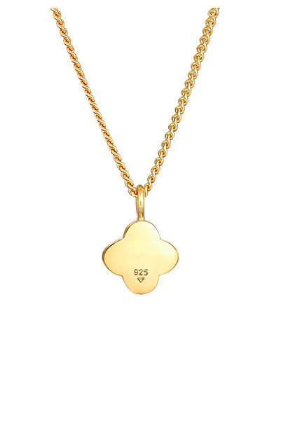 ELLI Dámský náhrdelník s trojlístkem a přívěskem s náušnicemi, klasický, ze sterlingového stříbra 925