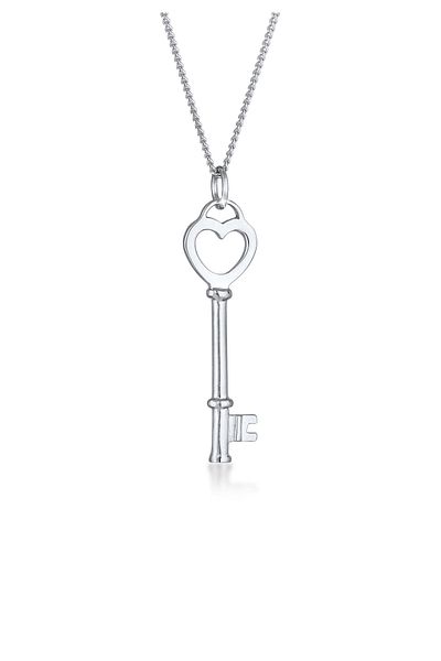 ELLI Necklace Schlüssel Herz Liebesschlüssel 925 Silber