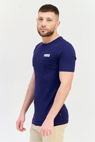 Puma Men Sportswear Fit Short Sleeve Outdoor T-Shirt, Navy