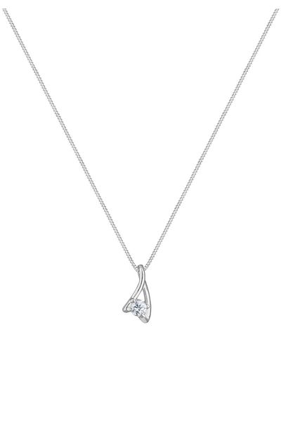 ELLI Necklace Zirkonia Klassisch 925 Silber Geschenkidee