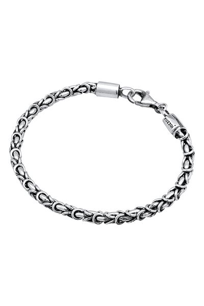 KUZZOI Armband Herren Basic Massiv Modern Aus 925 Sterling Silber