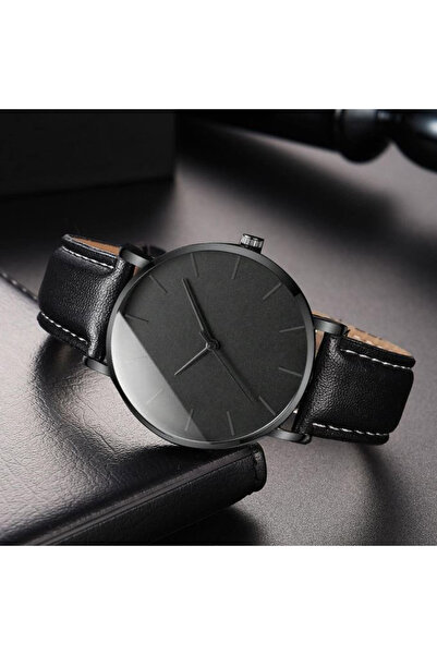 REDz Accessories Σετ δώρου Norse Legacy, 5 αξεσουάρ, ρολόι + βραχιόλια, άνδρες, Urban, εμφάνιση δέρματος, μαύρο