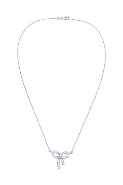 ELLI Colier Pandantiv Arc De Damă Cu Zirconiu În Argint Sterling 925