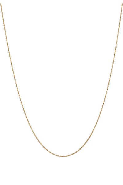 KUZZOI Herren-Halskette – 925er-Sterlingsilber, Basic-Glieder und gedreht