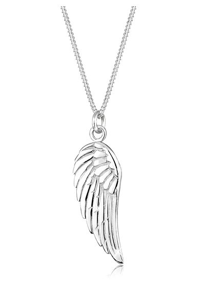 ELLI Halskette Damen Engelsflügel Anhänger Symbol Boho Trend aus 925 Sterling Silber