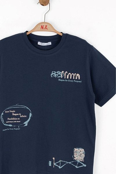 nk kids 48371 Tricou simplu 8/14 Indigo
