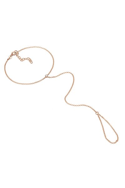 ELLI Armband Damen Handkette Basic mit Kristallen in 925 Sterling Silber