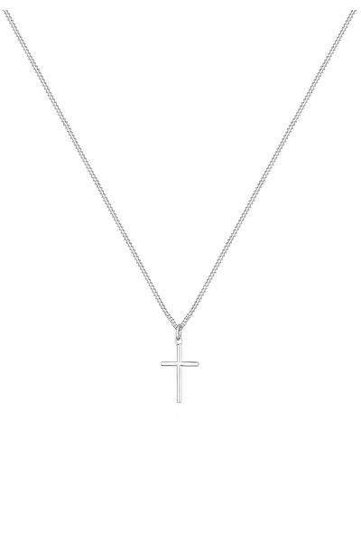 ELLI Necklace Ladies Cross Pendant Basic In 925 Sterling Silver