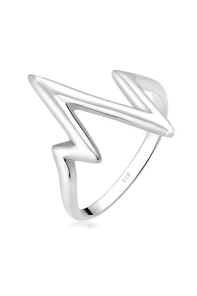 ELLI Inel Damă Heartbeat Geo Look În Argint Sterling 925
