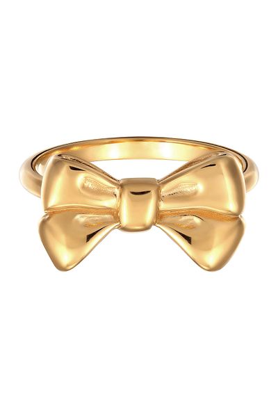 ELLI Ring Ladies Bow Symbol Trend In 925 Sterling Silver