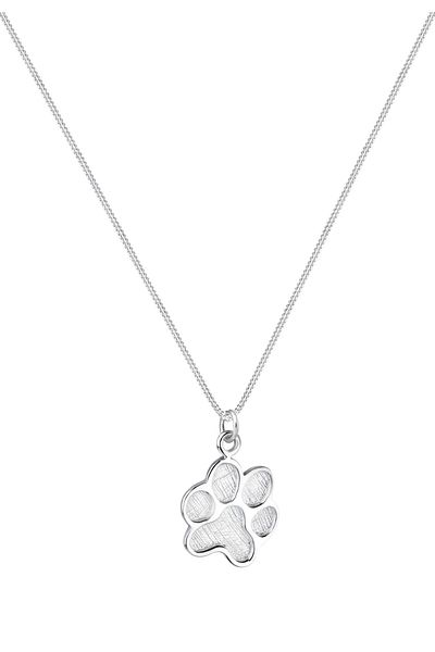ELLI Halskette Damen Pfoten-Anhänger Symbol Hund in 925 Sterling Silber