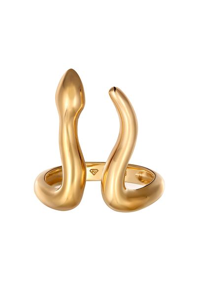 ELLI Prsten Dámy Stack Serpent V 925 Sterling Silver