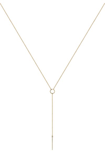 ELLI Necklace Ladies Y-chain Geo Minimal In 925 Sterling Silver