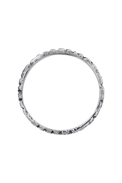 KUZZOI Ring Herren Bandring Struktur Hammerschlagoptik Trend in 925 Sterling Silber