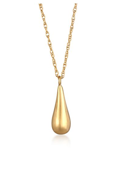 ELLI Necklace Ladies Twisted Drop Pendant In 925 Sterling Silver