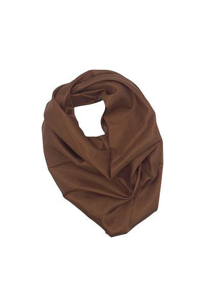 EVoStyle Batic din Matase 100%, dimensiune 90×90 cm, Maro