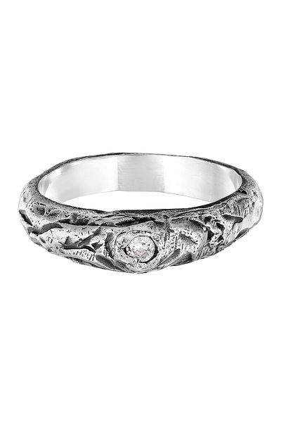 HAZE & GLORY Ring Haze And Glory Ring Herren Topas 925 Sterling Silber