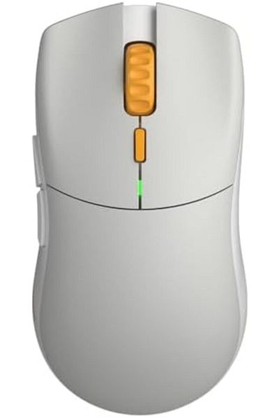 Glorious Wireless Gaming Mouse Series One Pro Glorious - Genos Gray/Gold - Lightweight, Durable, and High Per