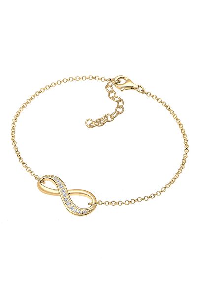 ELLI Bratara Doamna Simbol Infinit Cu Cristale De Zirconiu In Argint Sterling 925