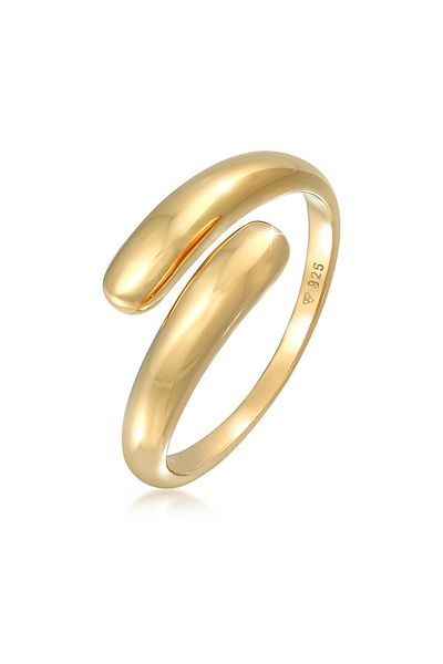 ELLI Wickelring für Damen – Delicate Basic Trend, Blogger aus 925er Sterlingsilber