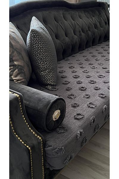 lusso stile Pompom Seat Cover 100X240