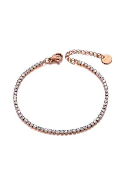 REDz Accessories Brățară Brilliant, Cristale de Zirconia, pentru Femei, Oțel ...