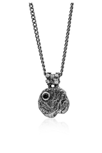 HAZE & GLORY Halskette Hg - Halskette mit Anhänger Unisex aus 925 Sterling Silber, Schmuck Unisex, Si