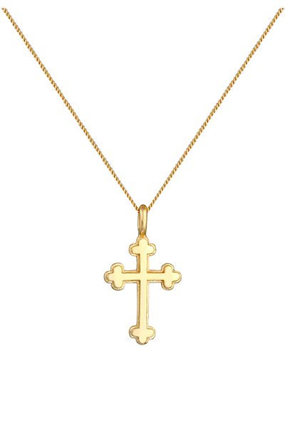 ELLI Necklace Ladies Cross Pendant Symbol Religion In 925 Sterling Silver