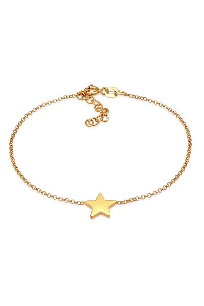 ELLI Bracelet Ladies Star Pendant Astro Filigree In 925 Sterling Silver