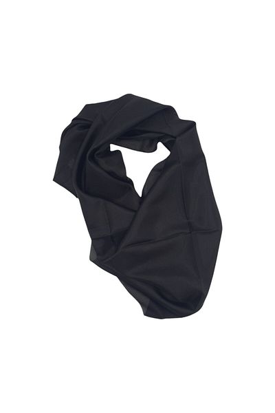 EVoStyle Batic din Matase 100%, dimensiune 90×90 cm, Negru