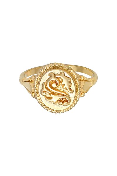 ELLI Ring Ladies Vintage Ornament Chunky Trend Blogger Trend In 925 Sterling Silver