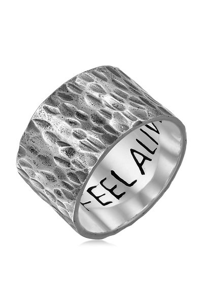 HAZE & GLORY Ring Hg - Ring Herren Aus 925 Sterling Silber, Schmuck Herren, Silberring Oxidiert, Coo