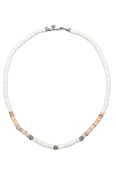 HAZE & GLORY Halskette Hg - Halskette Herren aus 925 Sterling Silber, Herrenschmuck, Oxidiertes Silber N